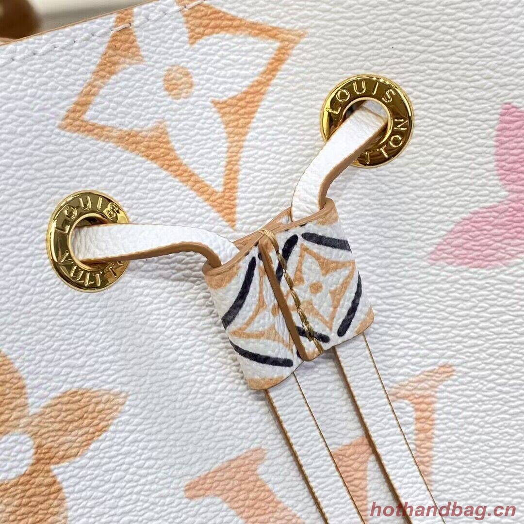 Louis Vuitton Giant Monogram Neonoe BB M22986 Gradient Print Apricot Louis Vuitton Giant Monogram Neonoe BB M22986 Gradient Print Apricot