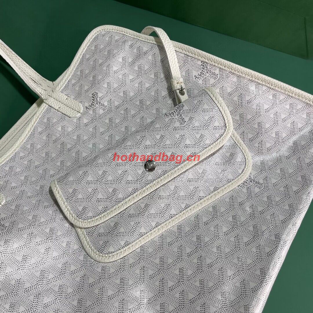 Goyard Hardy 2 Original Calfskin Leather Pet Bag 20299 White Goyard Hardy 2 Original Calfskin Leather Pet Bag 20299 White