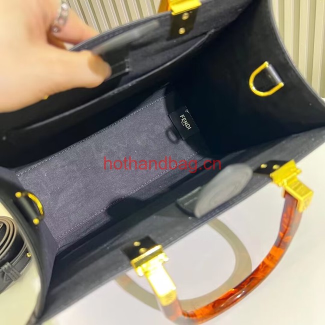 Fendi Sunshine small Shopper F1615 black Fendi Sunshine small Shopper F1615 black