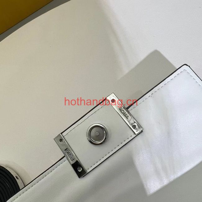 Fendi mini smooth leather bag F1997 white Fendi mini smooth leather bag F1997 white