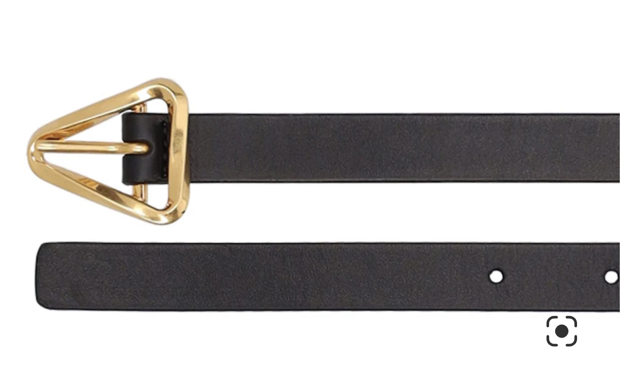 Bottega Veneta Leather Belt 76I-D5Q093 Black-gold Bottega Veneta Leather Belt 76I-D5Q093 Black-gold