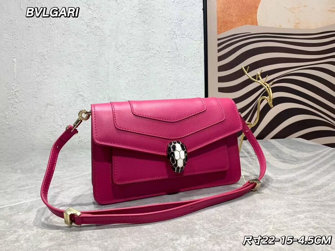 Bvlgari Serpenti Forever leather crossbody bag 289676 Rose Bvlgari Serpenti Forever leather crossbody bag 289676 Rose