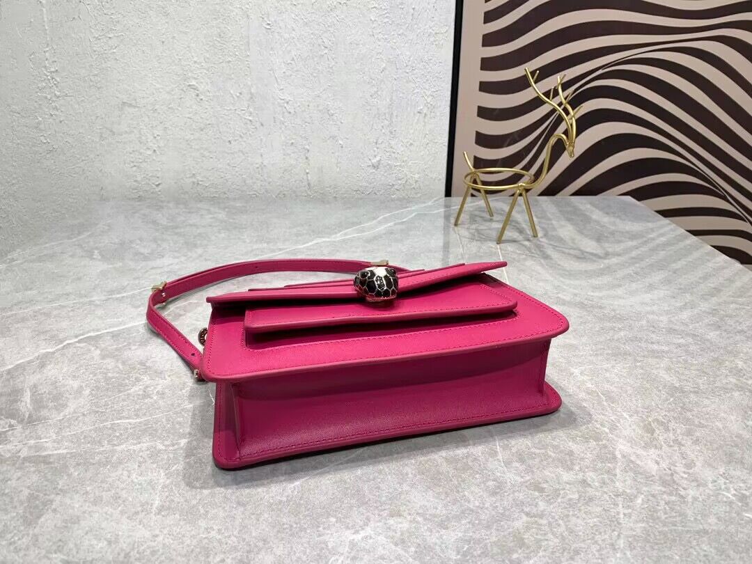 Bvlgari Serpenti Forever leather crossbody bag 289676 Rose Bvlgari Serpenti Forever leather crossbody bag 289676 Rose