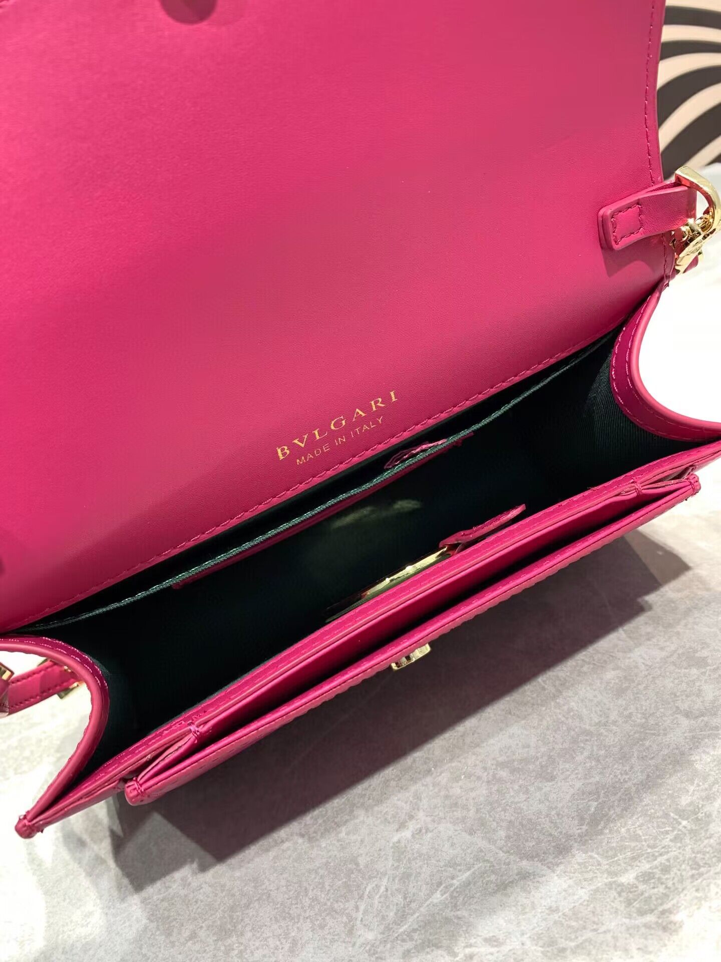 Bvlgari Serpenti Forever leather crossbody bag 289676 Rose Bvlgari Serpenti Forever leather crossbody bag 289676 Rose