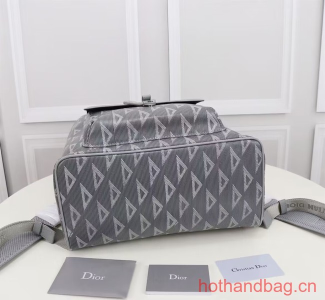 DIOR HIT THE ROAD BACKPACK Dior Gray CD Diamond Canvas and Smooth Calfskin 1ESBA021CD DIOR HIT THE ROAD BACKPACK Dior Gray CD Diamond Canvas and Smooth Calfskin 1ESBA021CD