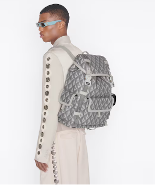 DIOR HIT THE ROAD BACKPACK Dior Gray CD Diamond Canvas 1ESBA163CDP DIOR HIT THE ROAD BACKPACK Dior Gray CD Diamond Canvas 1ESBA163CDP