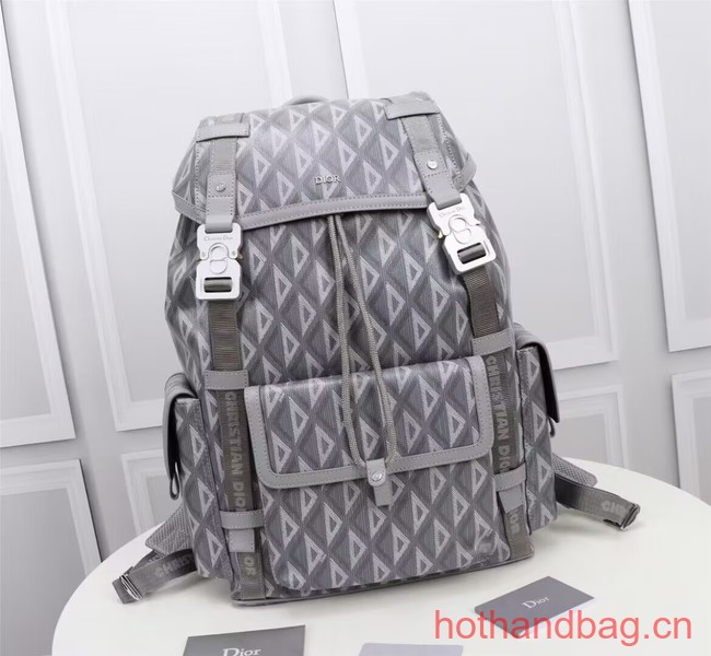 DIOR HIT THE ROAD BACKPACK Dior Gray CD Diamond Canvas 1ESBA163CDP DIOR HIT THE ROAD BACKPACK Dior Gray CD Diamond Canvas 1ESBA163CDP