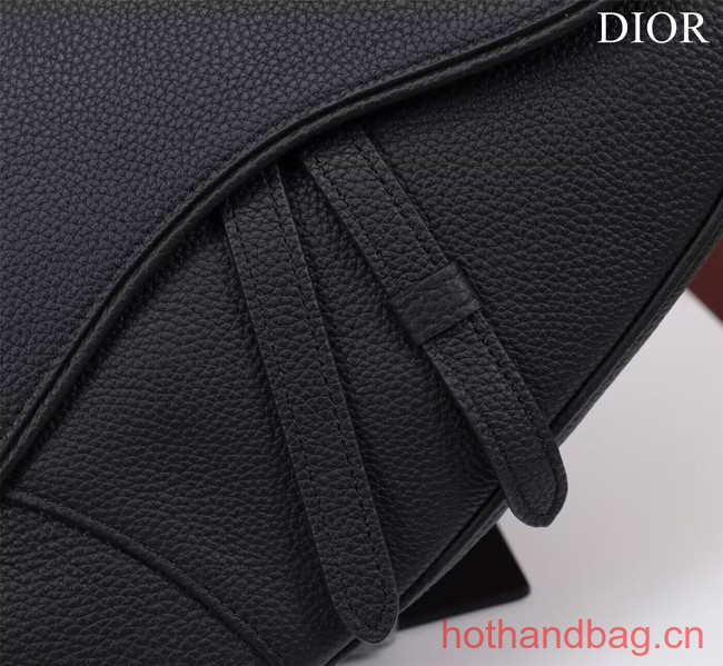 Dior Essentials SADDLE BAG Grained Calfskin 1ADPO093 black Dior Essentials SADDLE BAG Grained Calfskin 1ADPO093 black