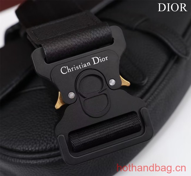 Dior Essentials SADDLE BAG Grained Calfskin 1ADPO093 black Dior Essentials SADDLE BAG Grained Calfskin 1ADPO093 black