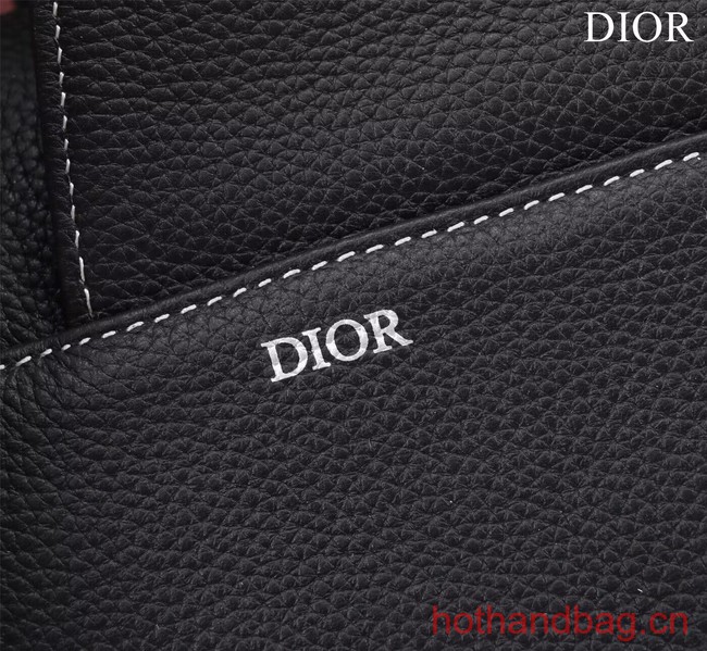 Dior Essentials SADDLE BAG Grained Calfskin 1ADPO093E BLACK Dior Essentials SADDLE BAG Grained Calfskin 1ADPO093E BLACK
