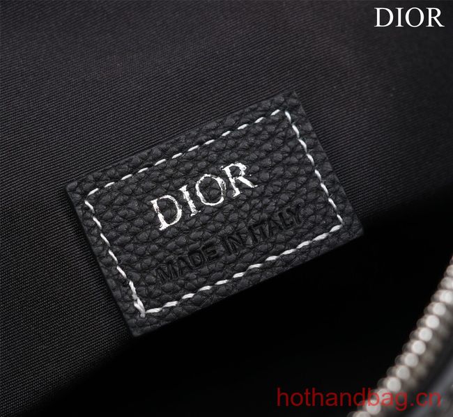 Dior Essentials SADDLE BAG Grained Calfskin 1ADPO093E BLACK Dior Essentials SADDLE BAG Grained Calfskin 1ADPO093E BLACK