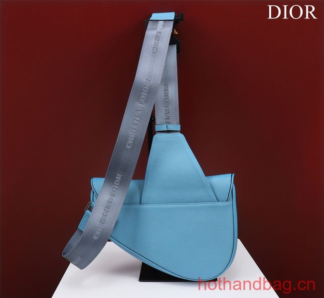 Dior Essentials SADDLE BAG Grained Calfskin 1ADPO093f-1 blue Dior Essentials SADDLE BAG Grained Calfskin 1ADPO093f-1 blue