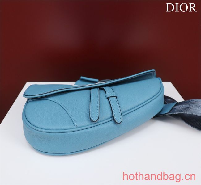 Dior Essentials SADDLE BAG Grained Calfskin 1ADPO093f-1 blue Dior Essentials SADDLE BAG Grained Calfskin 1ADPO093f-1 blue