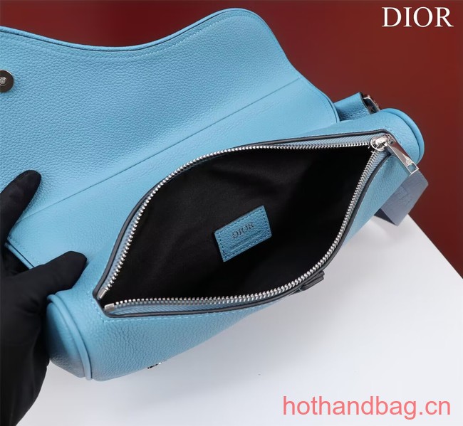 Dior Essentials SADDLE BAG Grained Calfskin 1ADPO093f-1 blue Dior Essentials SADDLE BAG Grained Calfskin 1ADPO093f-1 blue