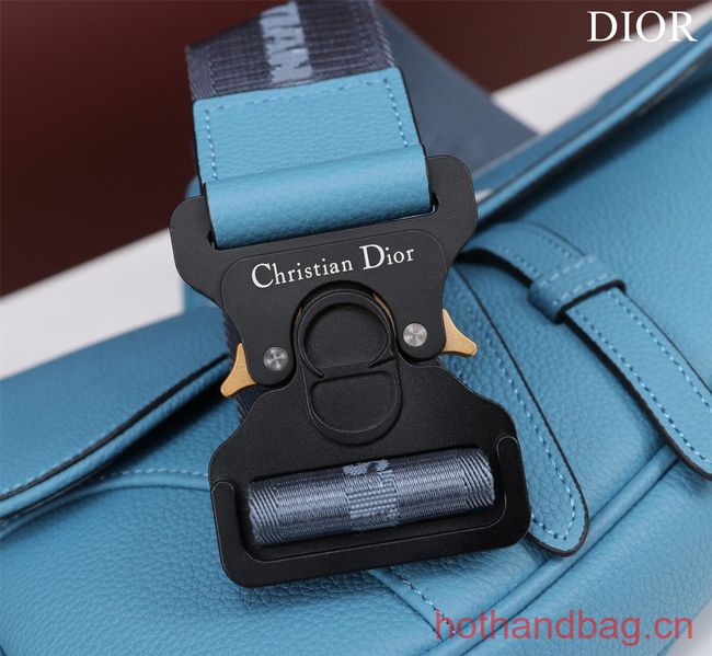 Dior Essentials SADDLE BAG Grained Calfskin 1ADPO093f-1 blue Dior Essentials SADDLE BAG Grained Calfskin 1ADPO093f-1 blue