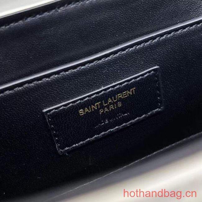 SAINT LAUREN JUNE BOX BAG IN QUILTED LAMBSKIN 710080 white SAINT LAUREN JUNE BOX BAG IN QUILTED LAMBSKIN 710080 white