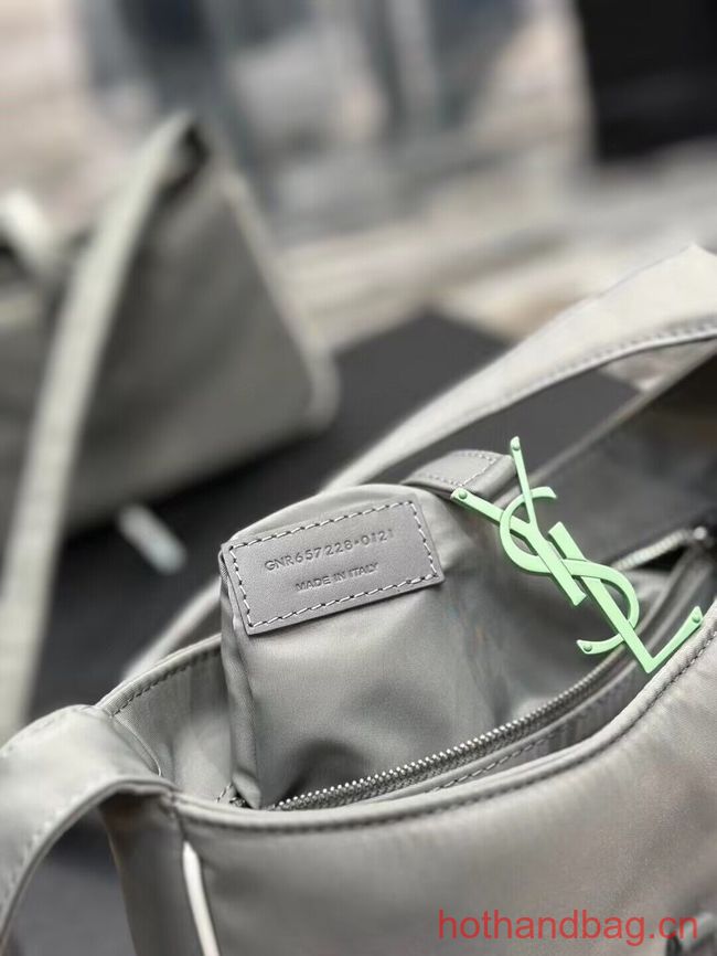 SAINT LAURENT Nylon Shoulder Bag Y988228 GRAY SAINT LAURENT Nylon Shoulder Bag Y988228 GRAY