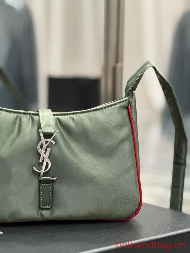 SAINT LAURENT Nylon Shoulder Bag Y988228 green SAINT LAURENT Nylon Shoulder Bag Y988228 green