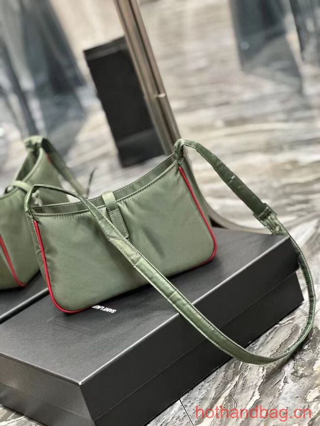 SAINT LAURENT Nylon Shoulder Bag Y988228 green SAINT LAURENT Nylon Shoulder Bag Y988228 green