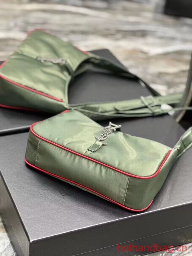 SAINT LAURENT Nylon Shoulder Bag Y988228 green SAINT LAURENT Nylon Shoulder Bag Y988228 green