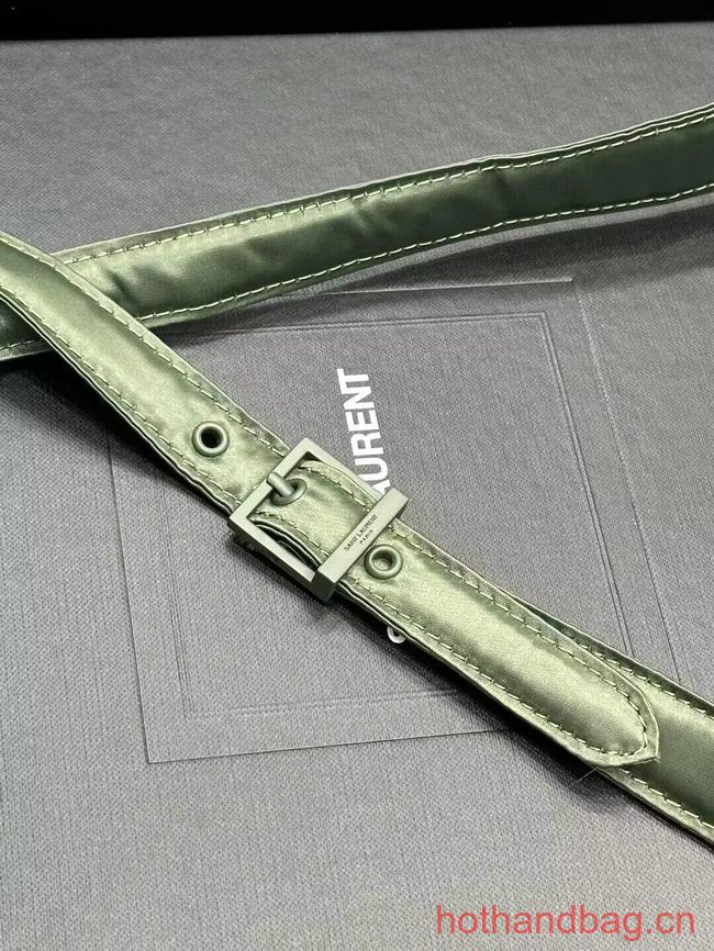 SAINT LAURENT Nylon Shoulder Bag Y988228 green SAINT LAURENT Nylon Shoulder Bag Y988228 green