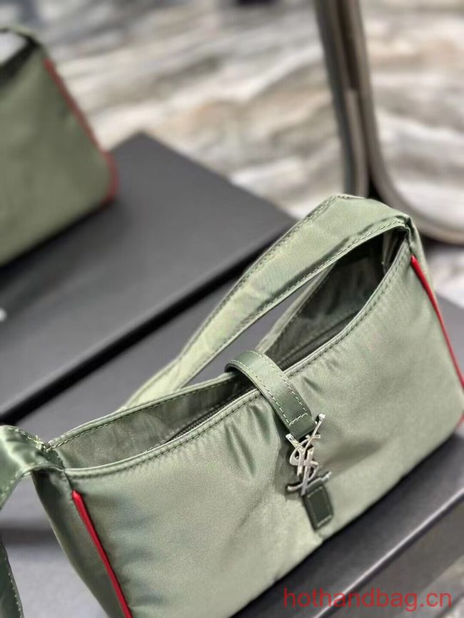SAINT LAURENT Nylon Shoulder Bag Y988228 green SAINT LAURENT Nylon Shoulder Bag Y988228 green