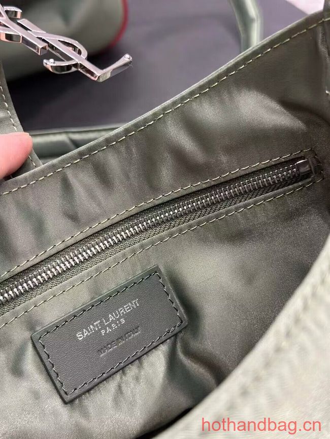 SAINT LAURENT Nylon Shoulder Bag Y988228 green SAINT LAURENT Nylon Shoulder Bag Y988228 green