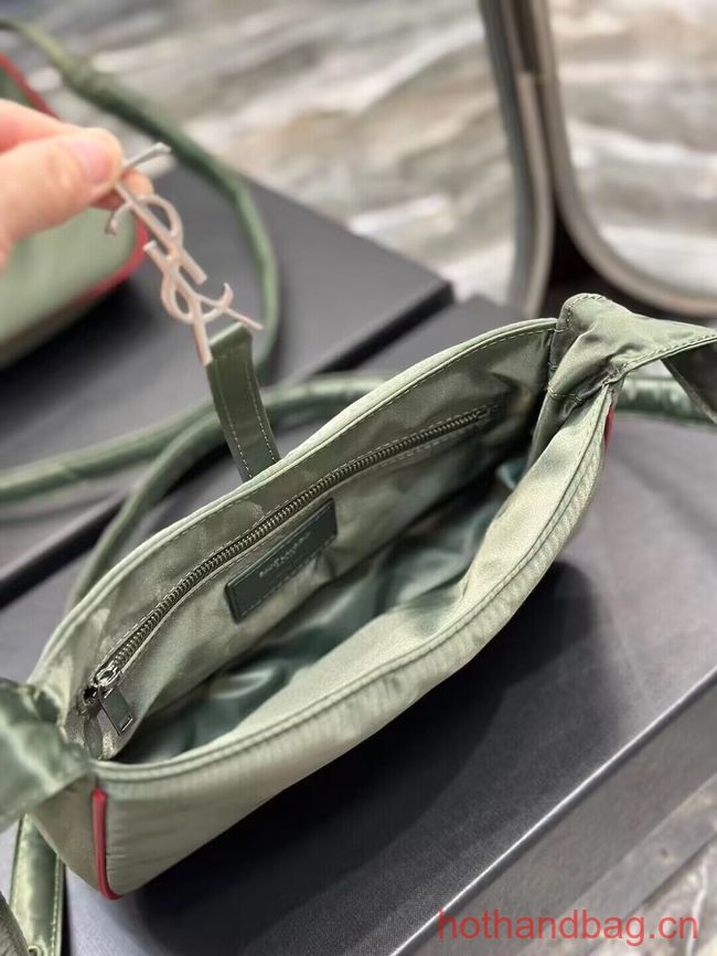 SAINT LAURENT Nylon Shoulder Bag Y988228 green SAINT LAURENT Nylon Shoulder Bag Y988228 green
