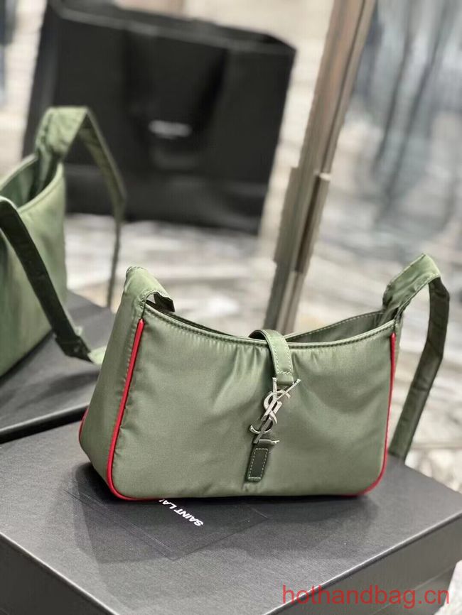 SAINT LAURENT Nylon Shoulder Bag Y988228 green SAINT LAURENT Nylon Shoulder Bag Y988228 green