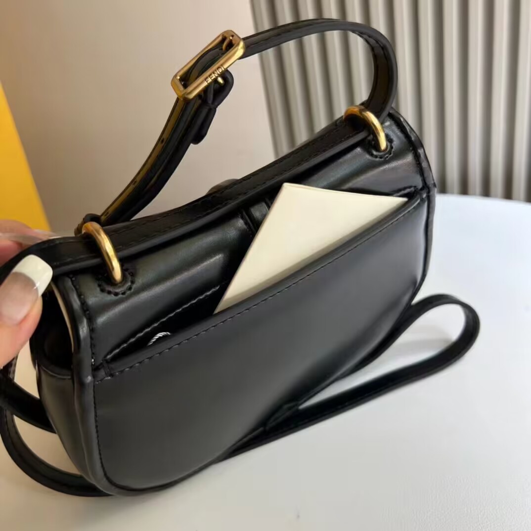 Fendi Cmon Mini leather bag 8BS082 Black Fendi Cmon Mini leather bag 8BS082 Black