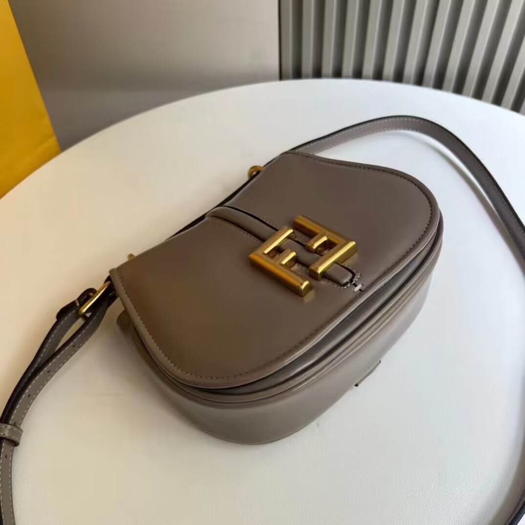 Fendi Cmon Mini leather bag 8BS082 Dove gray Fendi Cmon Mini leather bag 8BS082 Dove gray