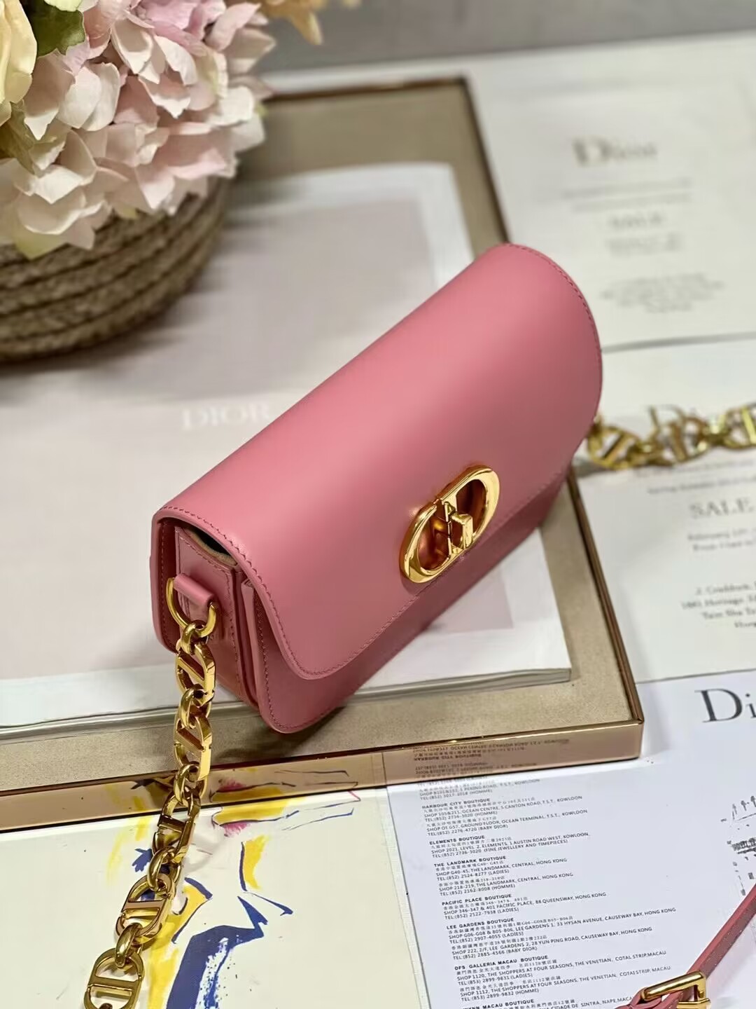DIOR Box Calfskin M9261U pink DIOR Box Calfskin M9261U pink