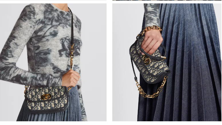 DIOR SMALL 30 MONTAIGNE AVENUE BAG Blue Dior Oblique Jacquard M9261UT DIOR SMALL 30 MONTAIGNE AVENUE BAG Blue Dior Oblique Jacquard M9261UT