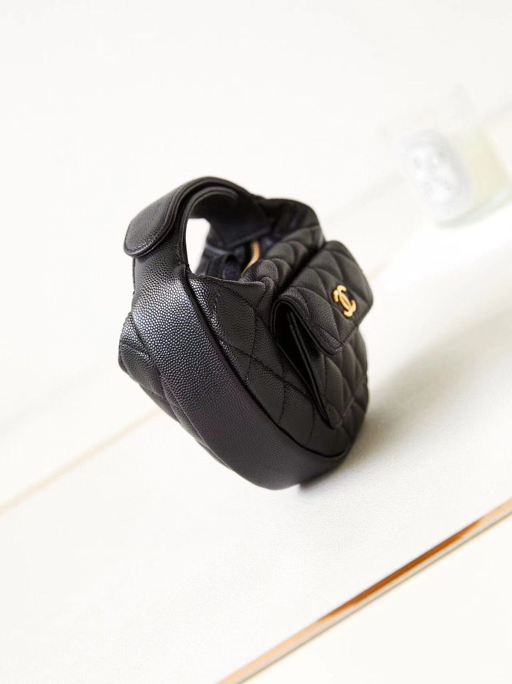 Chanel Caviar Quilted Polly Pocket AP3467 Black Chanel Caviar Quilted Polly Pocket AP3467 Black