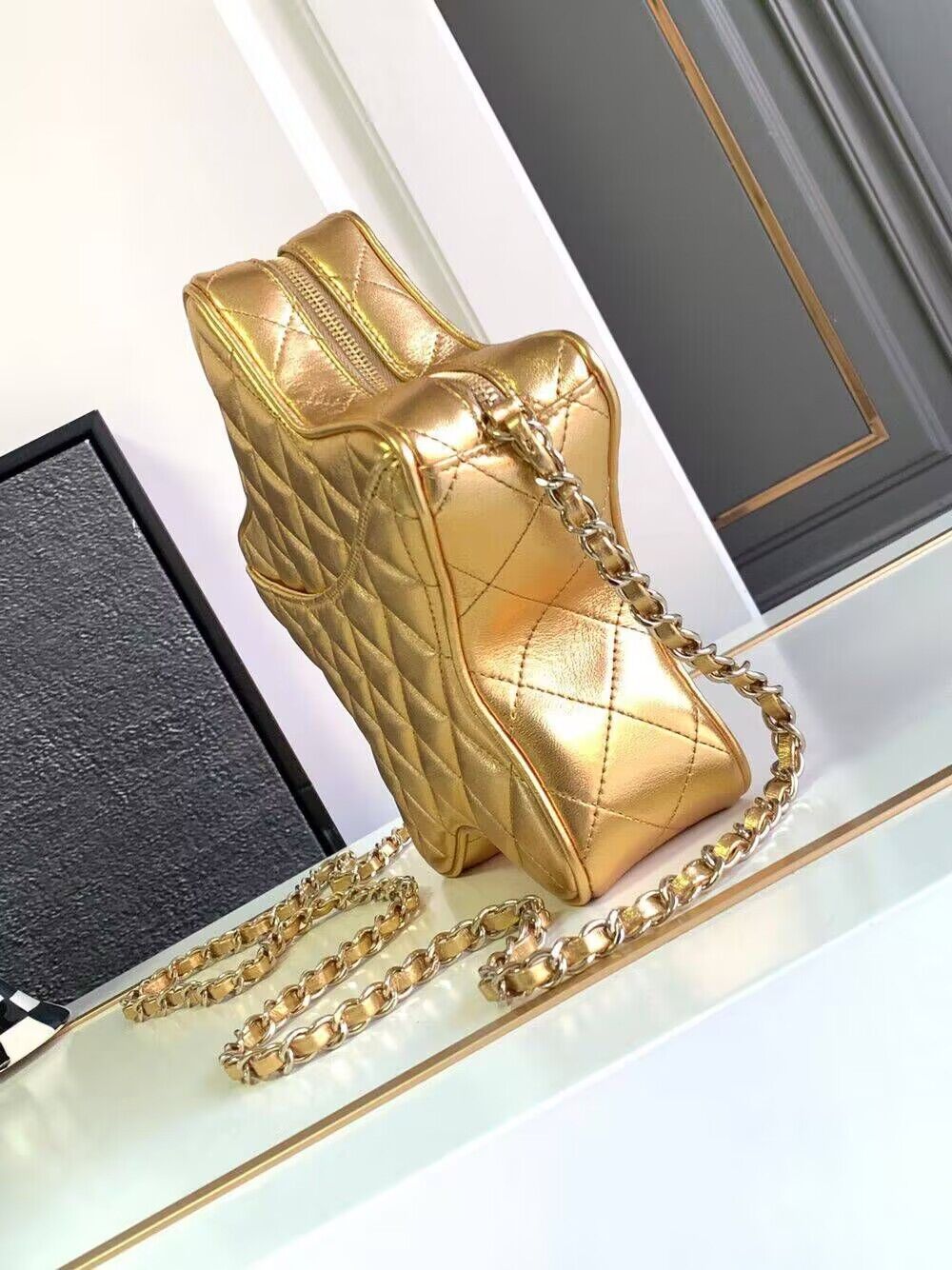 Chanel 24C Original Leather Star Bag AS4579 Gold Chanel 24C Original Leather Star Bag AS4579 Gold