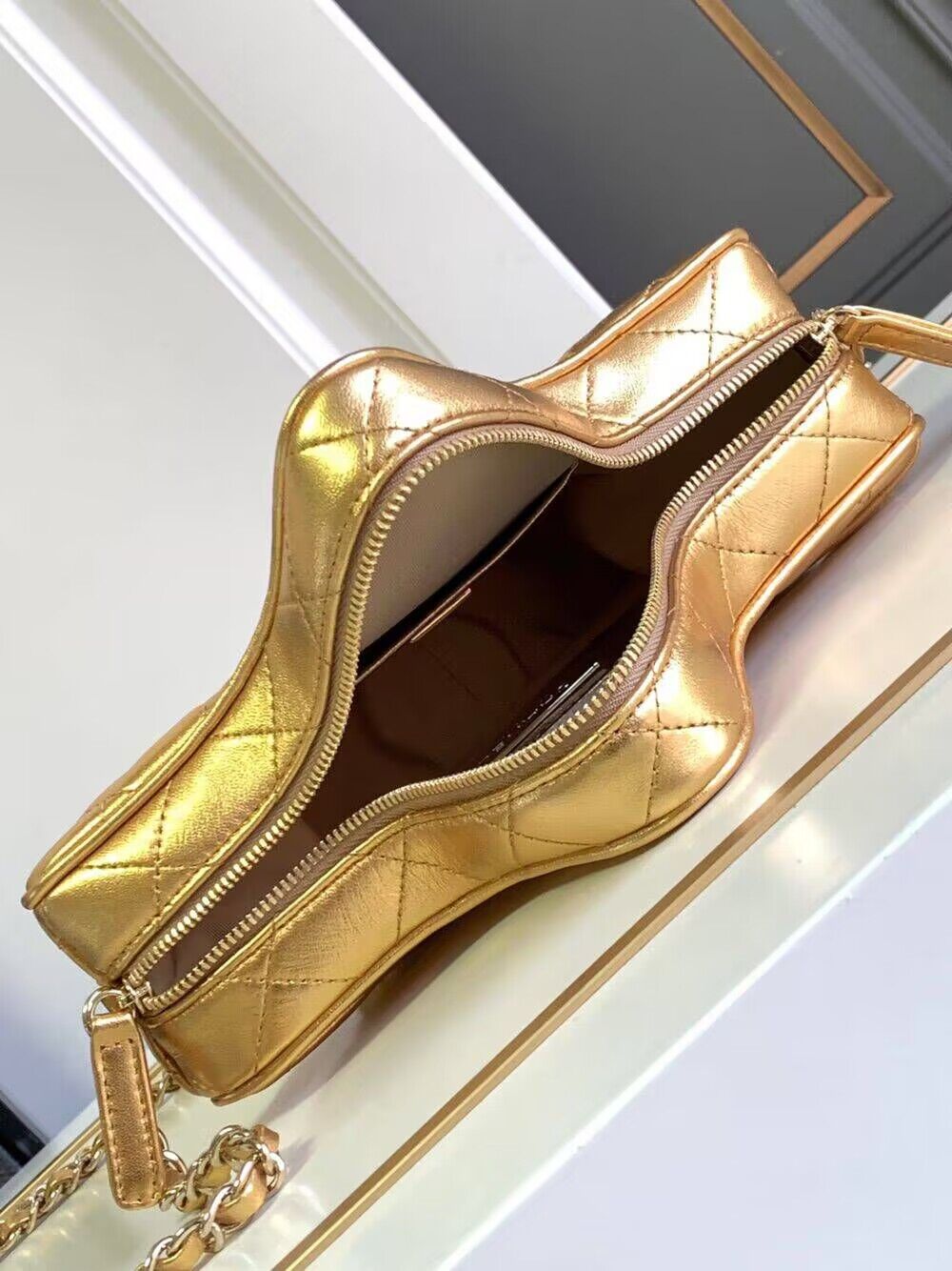 Chanel 24C Original Leather Star Bag AS4579 Gold Chanel 24C Original Leather Star Bag AS4579 Gold