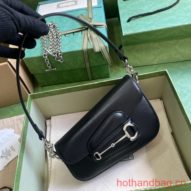 GUCCI HORSEBIT 1955 MINI SHOULDER BAG 774209 black