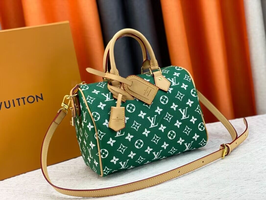 Louis Vuitton LV2024 Speedy 25 M24424 Green Louis Vuitton LV2024 Speedy 25 M24424 Green