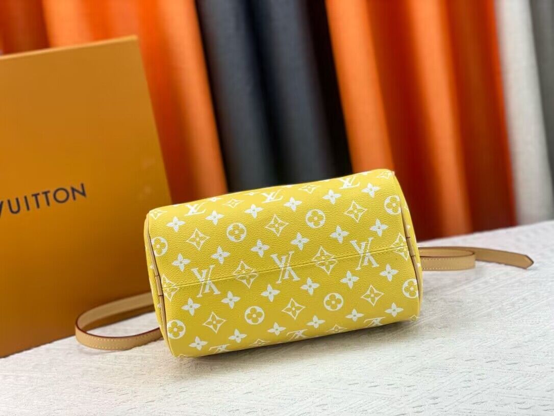 Louis Vuitton LV2024 Speedy 25 M24424 Yellow Louis Vuitton LV2024 Speedy 25 M24424 Yellow