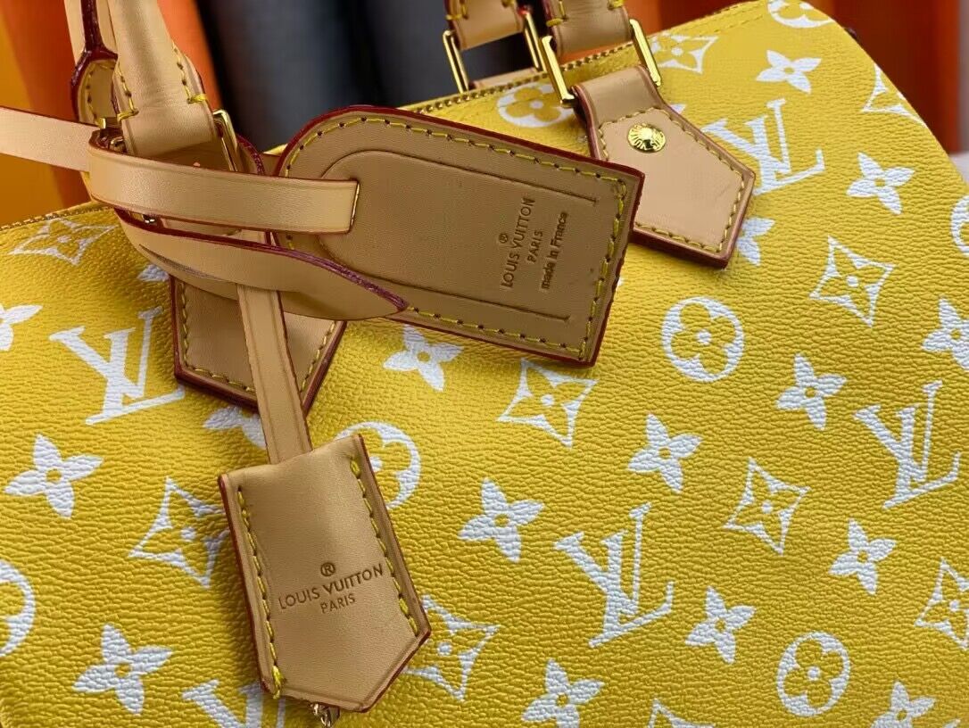 Louis Vuitton LV2024 Speedy 25 M24424 Yellow Louis Vuitton LV2024 Speedy 25 M24424 Yellow