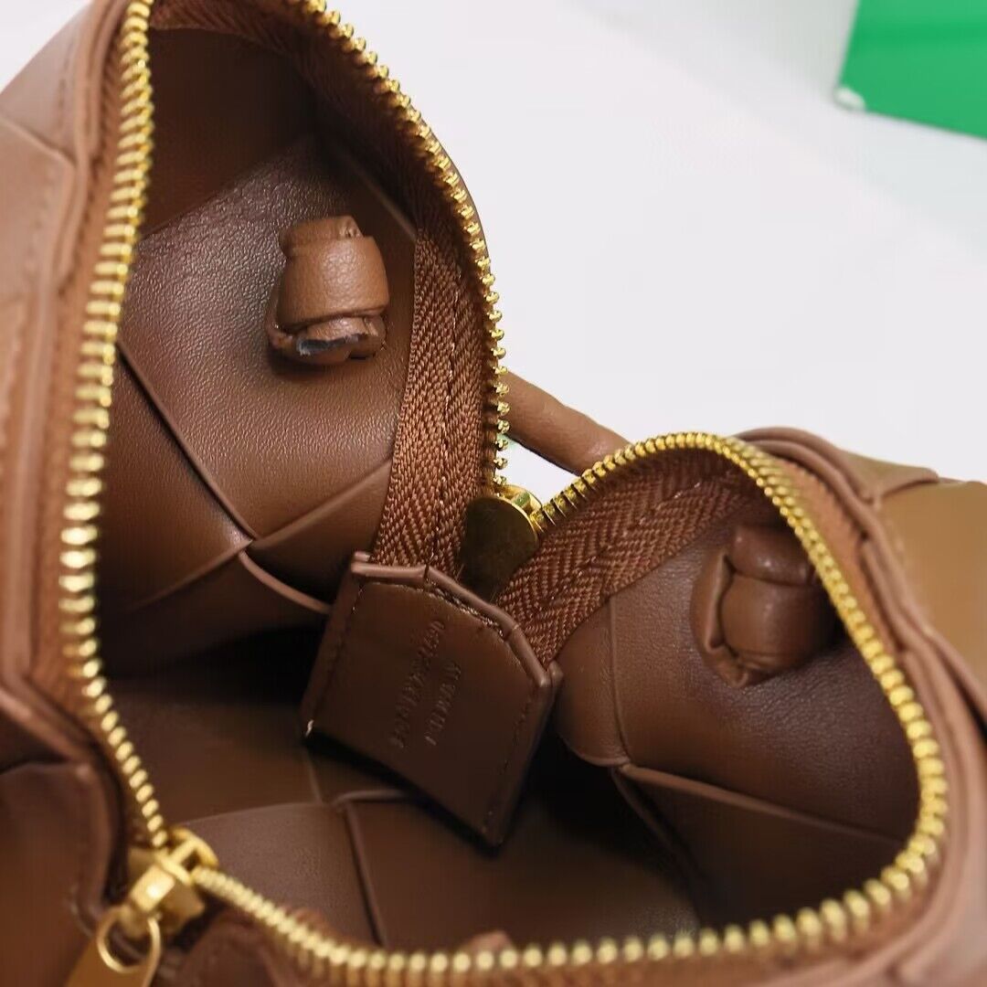 Bottega Veneta Mini Cassette Camera Bag 701915 Brown Bottega Veneta Mini Cassette Camera Bag 701915 Brown