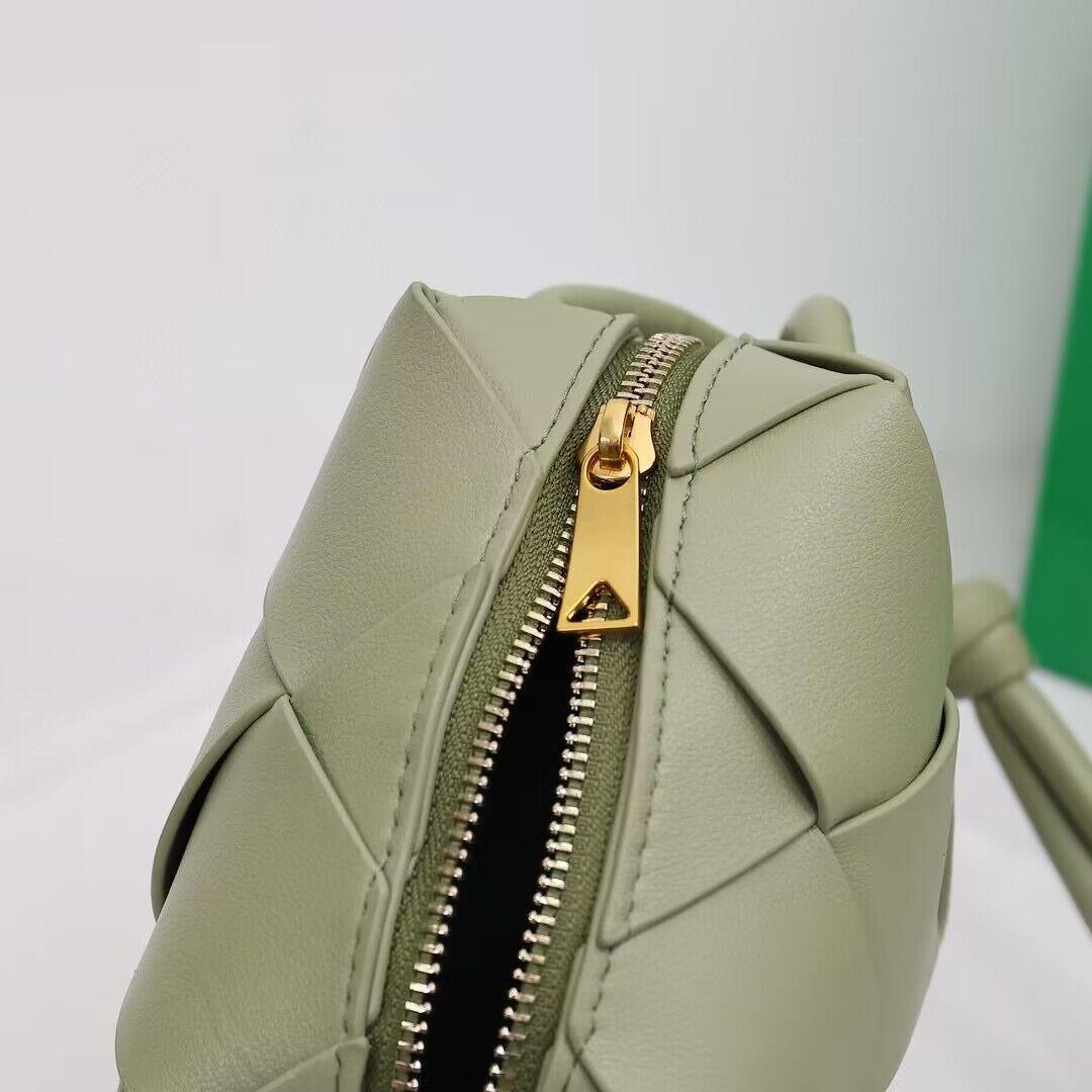 Bottega Veneta Mini Cassette Camera Bag 701915 Light Green Bottega Veneta Mini Cassette Camera Bag 701915 Light Green