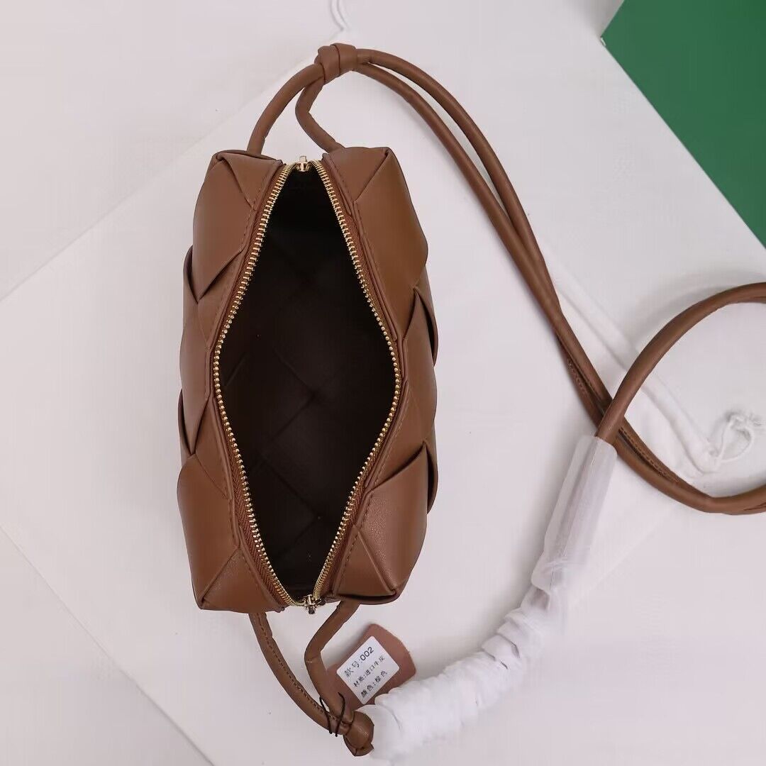 Bottega Veneta Small Cassette Camera Bag 709417 Brown Bottega Veneta Small Cassette Camera Bag 709417 Brown