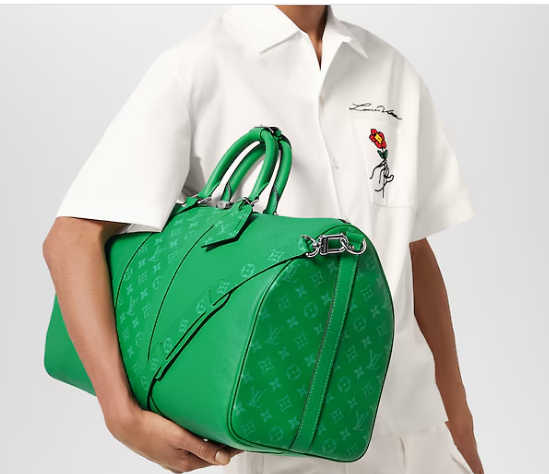 Louis Vuitton Keepall BandouliEre 55 M31045 Cactus Green Louis Vuitton Keepall BandouliEre 55 M31045 Cactus Green