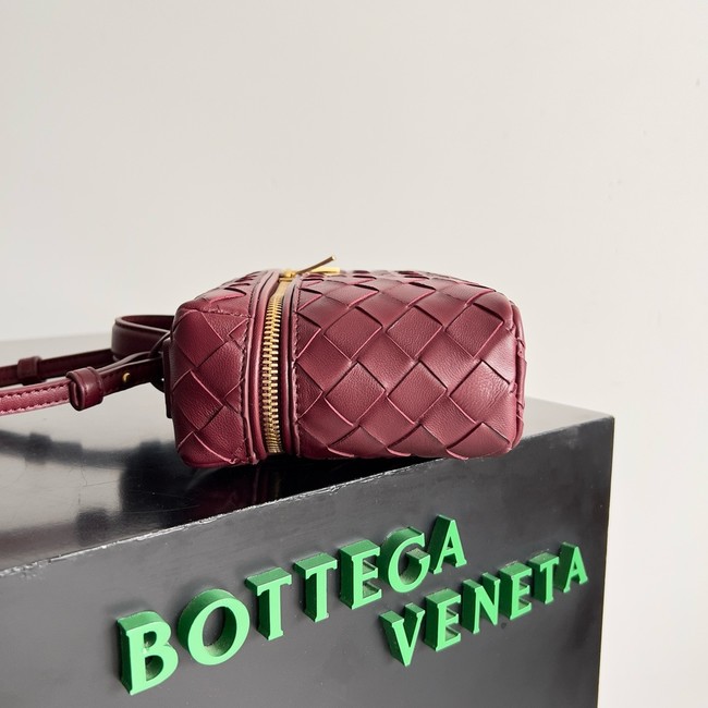 Bottega Veneta Vanity Case On Strap 789109 Cherry