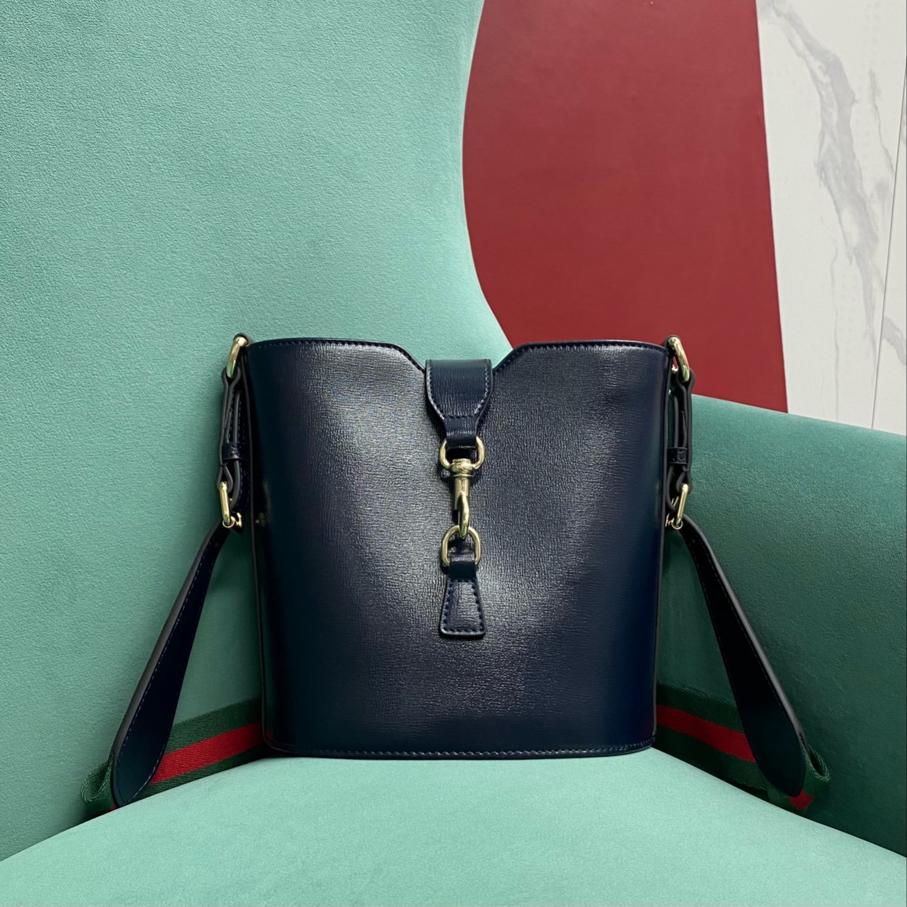 GUCCI MINI BUCKET SHOULDER BAG 782908 Black