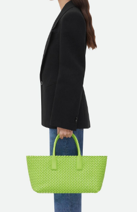 Bottega Veneta Small Cabat 730297 Apple green Bottega Veneta Small Cabat 730297 Apple green