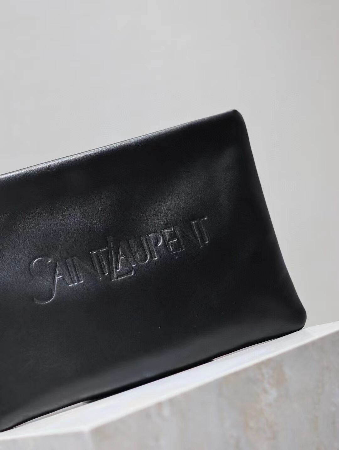 SAINT LAURENT CALYPSO LARGE POUCH IN LAMBSKIN 778943-1 black SAINT LAURENT CALYPSO LARGE POUCH IN LAMBSKIN 778943-1 black