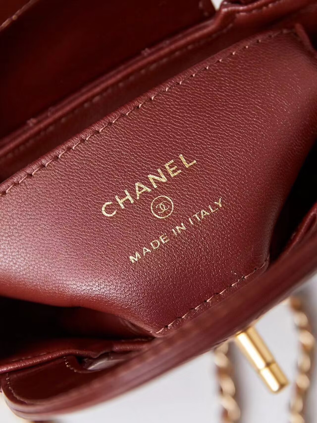 Chanel 23k Vintage Kelly Original Leather Top Handle Bag AS4416 Wine Chanel 23k Vintage Kelly Original Leather Top Handle Bag AS4416 Wine