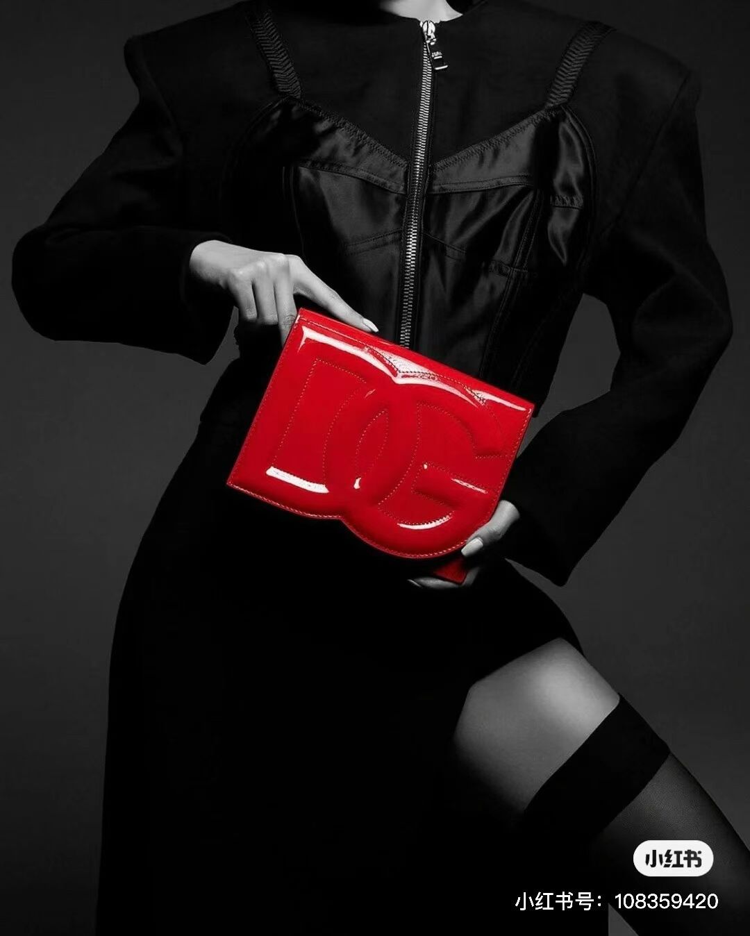 Dolce & Gabbana Patent leather Shoulder Bag G6551 red Dolce & Gabbana Patent leather Shoulder Bag G6551 red